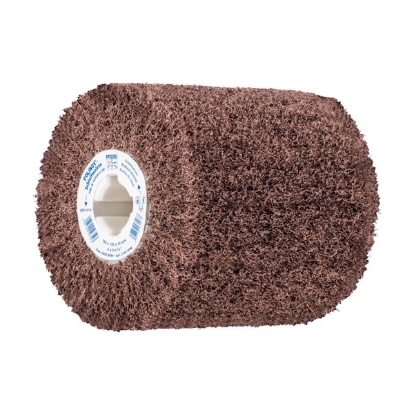 Pferd 43103 4in x 4in POLINOX Non-Woven Finishing Drum 3/4in Keyed A.H., PNL Type, 100 Grit 43103-PFERD - main